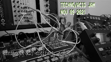 Techno/Acid Jam - Minibrute 2S, Digitakt, Peak [Nov 9, 2021]