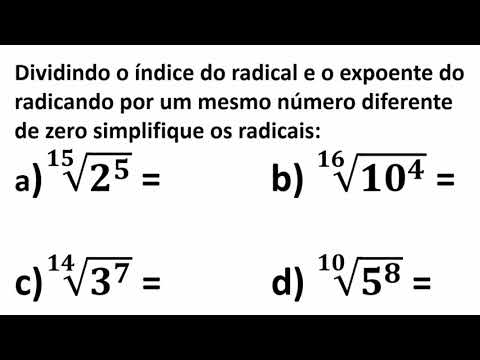 Simplificação de raízes com índices de valores maiores (vídeo)