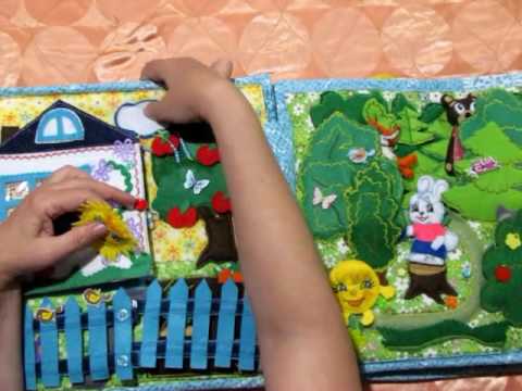 Quiet book №5 Мягкая развивающая книга для деток!