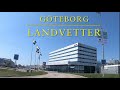 Göteborg Landvetter Airport. Sweden. Dashcam driving.