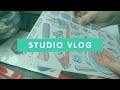 STUDIO VLOG - Packing Etsy orders | Talking About Social Media | Sketching Turkeys | Chatty Vlog