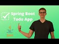 Java & Spring Boot - Todo App