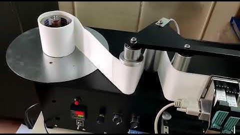 Release Labels Serial number printing by using Winder Re-winder Machine by Logic Industrial Corp
