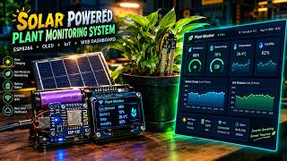 Never Dies! Building a 100% Self-Sustaining Solar IoT Plant Monitor