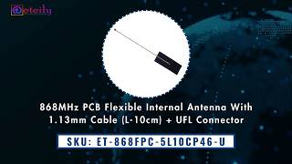 868MHz PCB Flexible Internal Antenna | LoRa Solution #868mhz #loraantenna #pcb #rftechnology