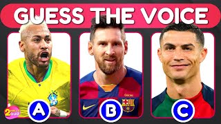 Guess The Football Player By Voice 🔊🗯️ Football Quiz