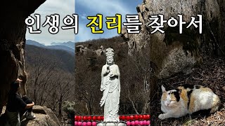 [남해 브이로그] 뚜벅이의 나 홀로 등산 | 태조 이성계가 기를 받았다는 남해 금산 | 보리암 | 속세를 찾아서....! |  남해 파스타 맛집 '문그로우' | 상주에서 금산가기