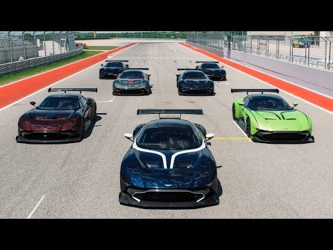 Aston Martin Vulcan owners event at Circuit of the Americas