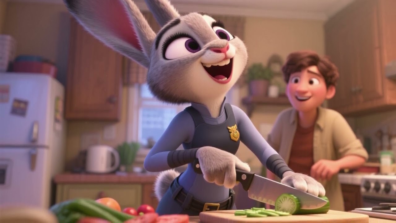 Category 1; Everyday Life and Domestic Moments. Nick and Judy cook dinner together January 2, 2026