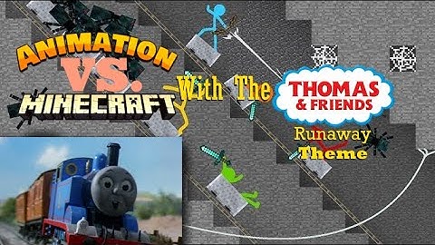 I Put The Runaway theme In Animation vs Minecraft EP 14 spider chase scene.