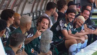 Guga singing during the broadcast of the Atlético-MG game HD 1080i (05/12/2021).