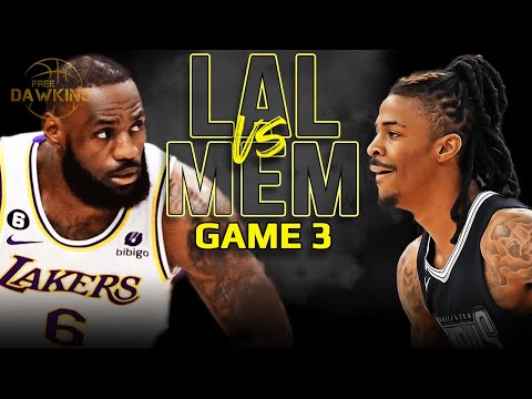 Los Angeles Lakers vs Memphis Grizzlies Game 3 Full Highlights | 2023 WCR1 | FreeDawkins