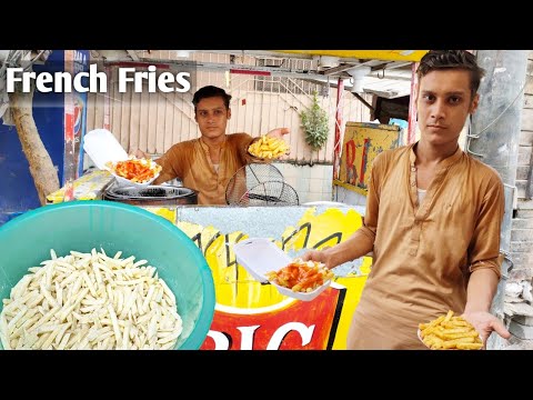 18 Years Old Hard Working Afghani Boy Making Crispy French Fries | How To Make Perfect French