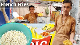 18 Years Old Hard Working Afghani Boy Making Crispy French Fries | How To Make Perfect French Fries screenshot 2