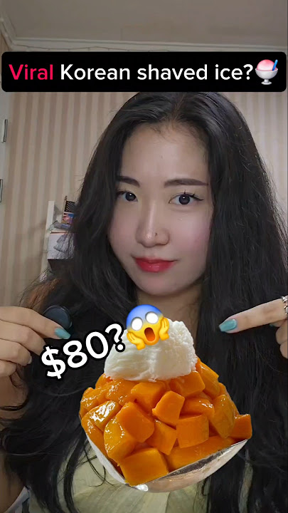 Insane Shaved Ice Going Viral in Korea 🍧 #koreanculture #korean #KoreanDessert