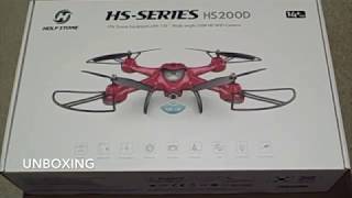 Unboxing Holy Stone HS200D FPV RC Drone Quadcopter for Beginners and Kids | Best Drones