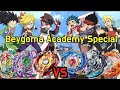 [Beyblade Burst God Special] Beygoma Academy Team Match [Shu,Ken,Wakiya VS Valt,Diana,Rataro]베이학교스페셜