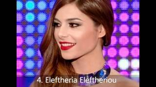 ESC 2012 - My TOP 10 most beautiful women