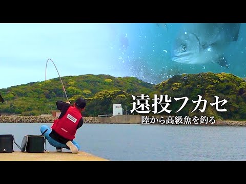 堤防から高級魚がバコバコ釣れる「遠投フカセ」のアタリの瞬間【水中映像あり】
