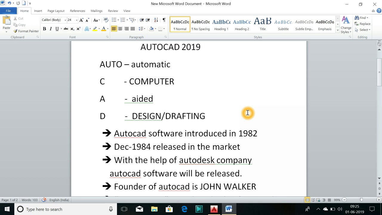Who introduced autocad||who invented autocad||when invented autocad