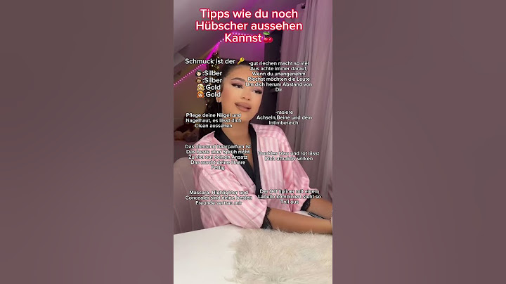Tipps wie du hübscher aussehen kannst🍒✨