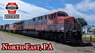 Catching & Checking Out Trains At The Lake Shore Railway Museum  North East, PA