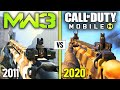 Call of Duty MOBILE (2020) vs MODERN WARFARE 3 — Gun Sounds Comparison