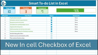 Smart To-do List with Excel