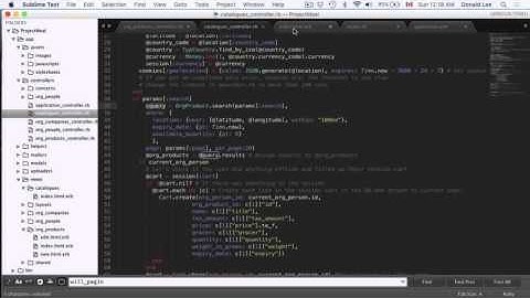 Ruby on Rails Tutorial 62   Catalogue View Pt 1 of 3