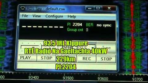 HDSDR RDS Spy RTL SDR 2204