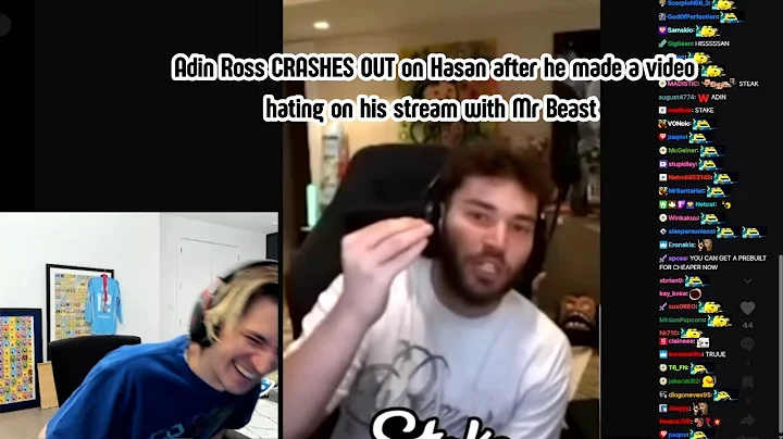 xQc can't stop laughing on Adin Ross calling Hasan "Evil"