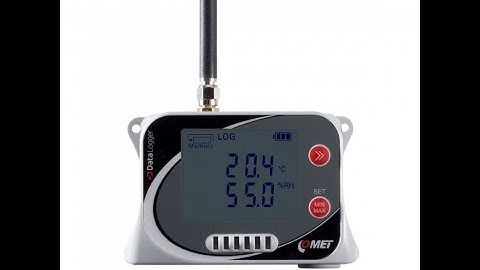IoT Wireless Temperature and Relative Humidity Datalogger, with built-in GSM modem