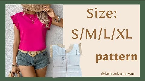Draft top pattern/ full tutorial/ size:S/M/L/XL #pattern #tutorial #top #draft #size