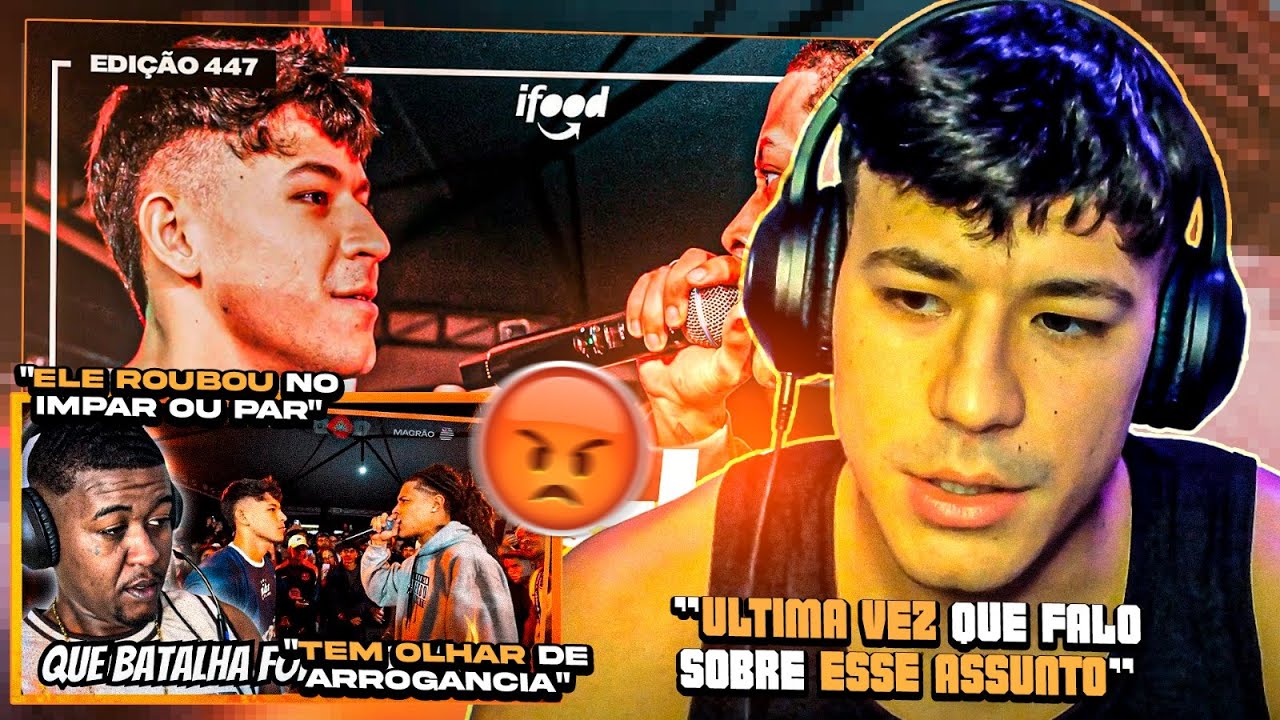 APOLLO REAGE A (RIVALIDADE! 🔥) APOLLO X MAGRÃO | SEGUNDA FASE | BDA 447 (EDIÇÃO 45 SEGUNDOS)