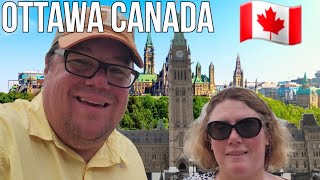 Exploring Ottawa Canada / Parliament Hill / Rideau Canal / Poutine and Beavertails / Byward Market