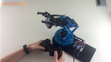 Tutorial 3 Control robotic arm by the wireless handle| Hiwonder LeArm