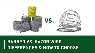 Barbed Wire vs Razor Wire  What’s the Differences and How to Choose?
