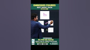 EMBEDDED FIGURES short Trick | SSC | Railway | SSC MTS | APPSC | TSPSC | AP/TS SI, Constable