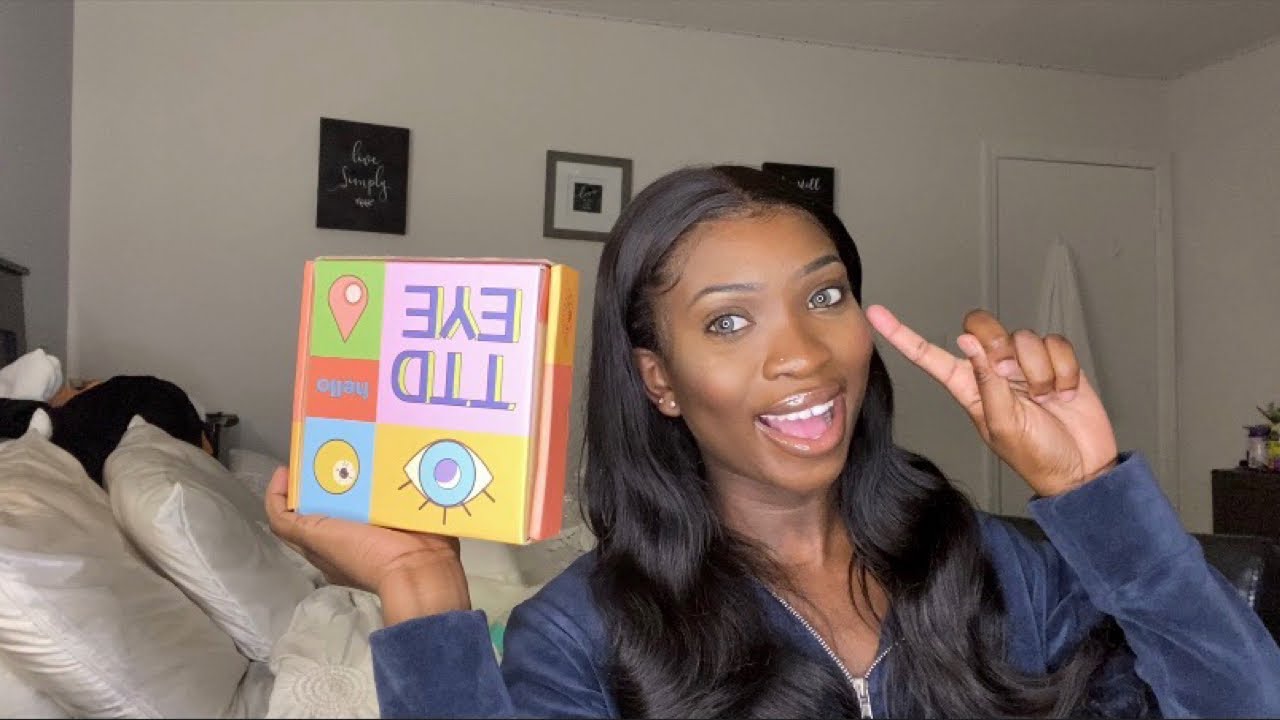 TRYING COLORED CONTACTS FOR THE FIRST TIME! | TTDEYE (dark eyes) 