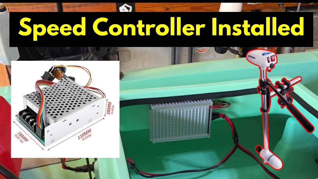 Установка регулятора скорости для троллингового мотора для каяка ЗАВЕРШЕНА | Обновление Watersnak...