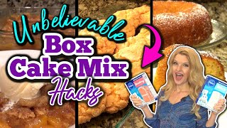 3 Brilliant BOX CAKE MIX RECIPES that you Need To Make! | Mouth Watering Dessert Hacks!