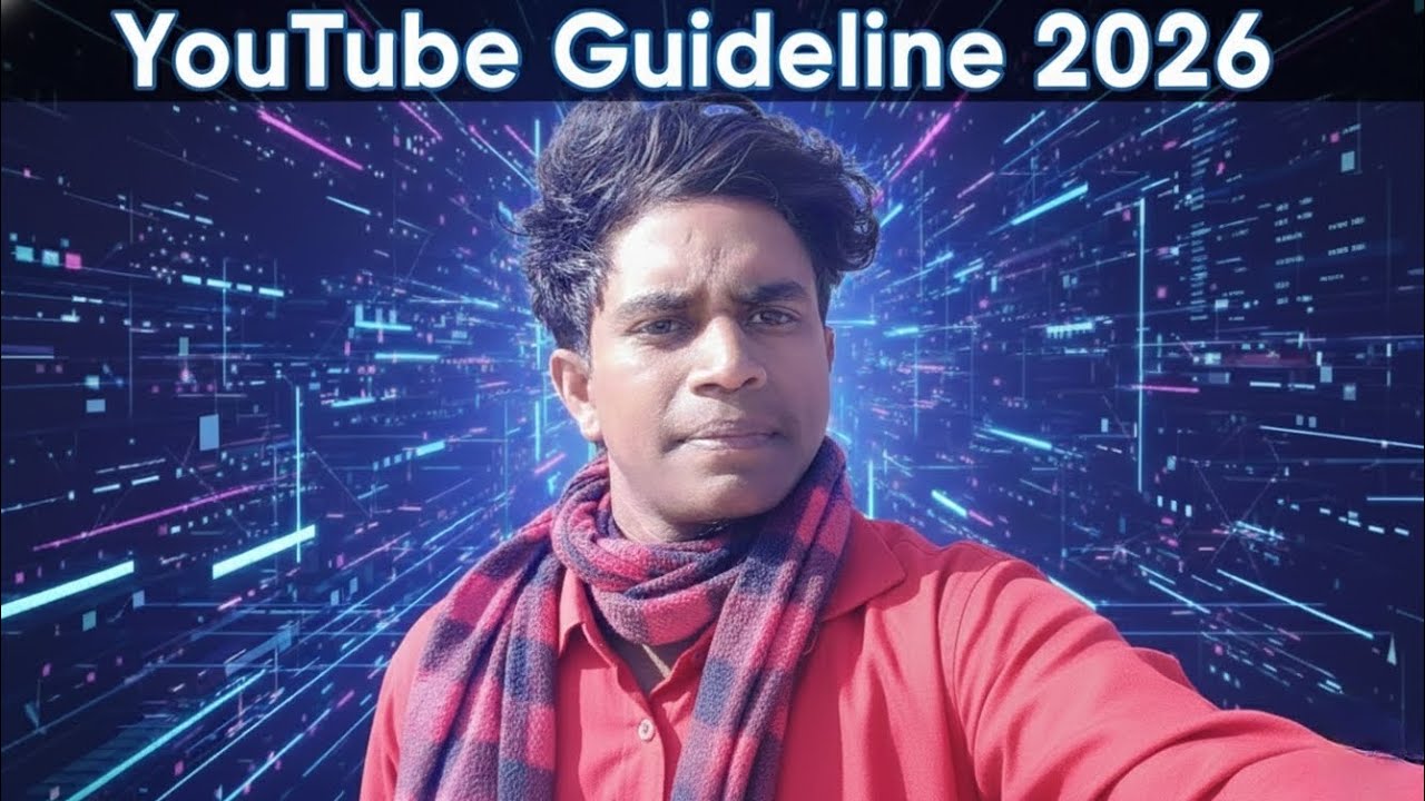 YOUTUBE GUIDELINE 2026✅✅
