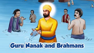 Guru Nanak and The Brahmans of Haridwar | Sikh Animation Story screenshot 2