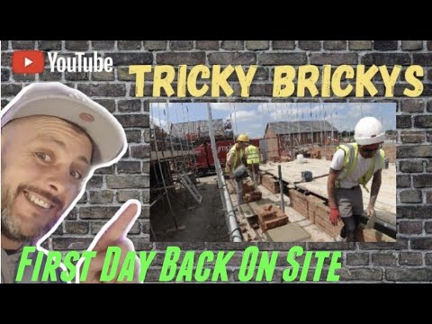 my first day back on site - YouTube