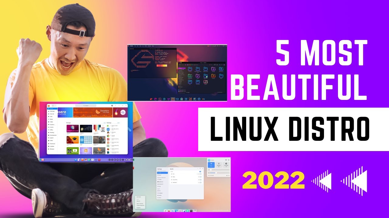 5 Most Beautiful Linux Distro In 2022 Youtube