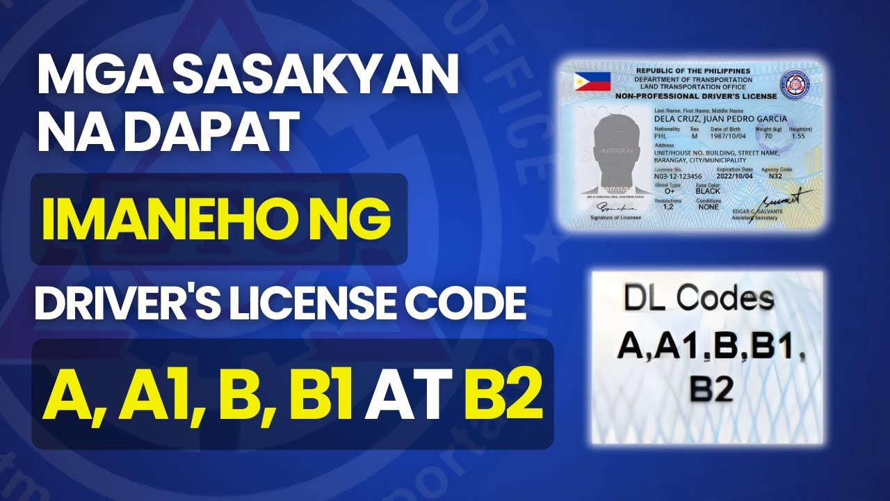 Alam? Mo Mga Sasakyan Na Dapat Lang Imaneho Ng May Driver's License ...