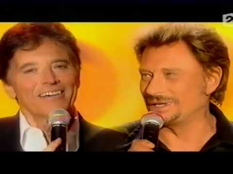 Johnny Hallyday et Sacha Distel  clip dan sadydan la belle vie