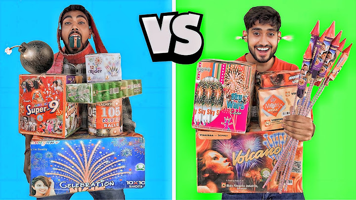 Diwali firecrackers show challenge winner will get 50,000