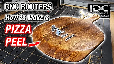 How to Make a Pizza Peel Paddle w/ Taper, CNC Rout...