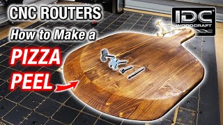 How to Make a Pizza Peel Paddle with Taper, CNC Router Woodworking